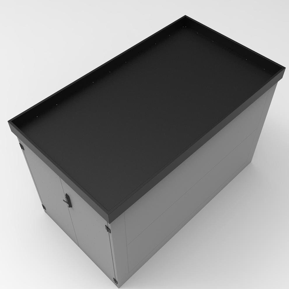 Pflanzwannne Statement - Maße: H 12 x B 117 x T 208 cm