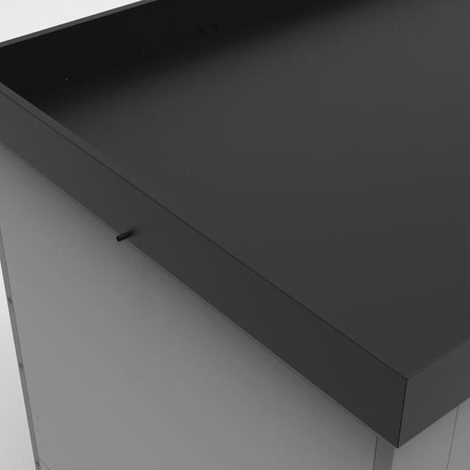 Pflanzwannne Statement - Maße: H 12 x B 117 x T 208 cm