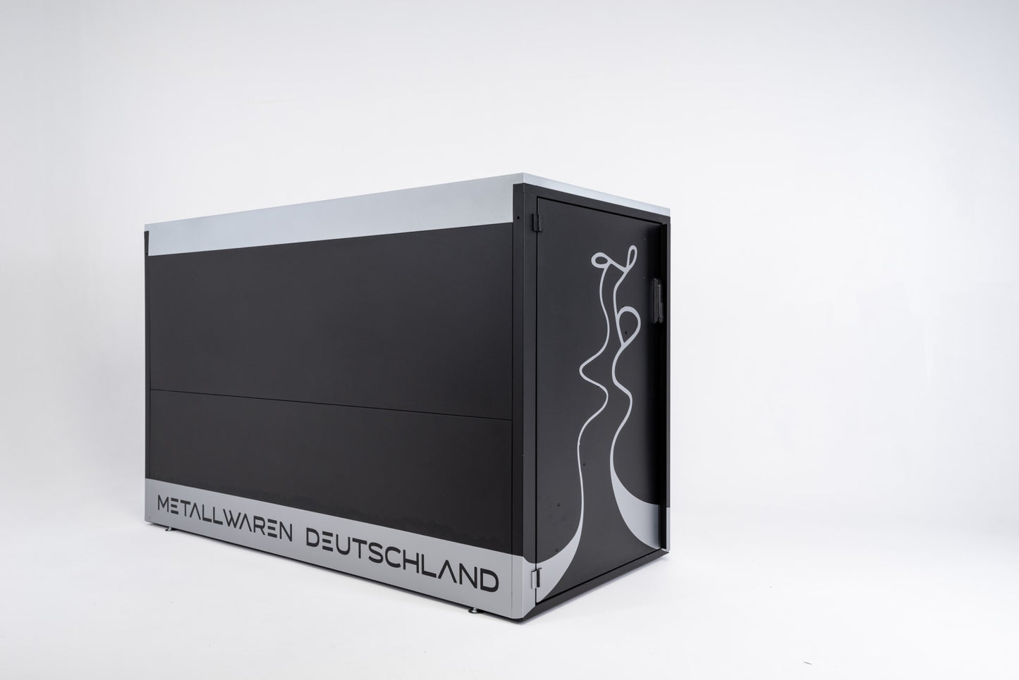 Fahrradgarage Art-Box No.2 in "modern Gulf Design"