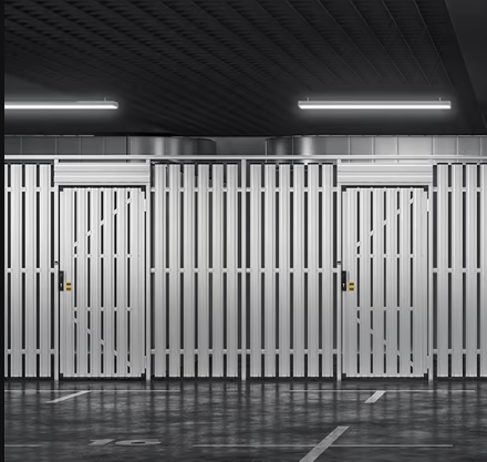 Metall Keller Abtrennungen im Balkendesign