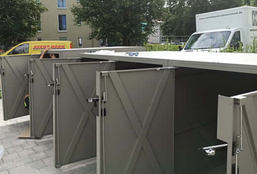 Fahrradgaragen für Wohnanlagen
