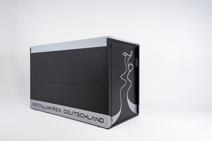 Fahrradgarage Art-Box No.2 in "modern Gulf Design"