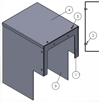 Abdeckhaube Bodenanschluss kompatibel mit Bosch Luftwärmepumpe