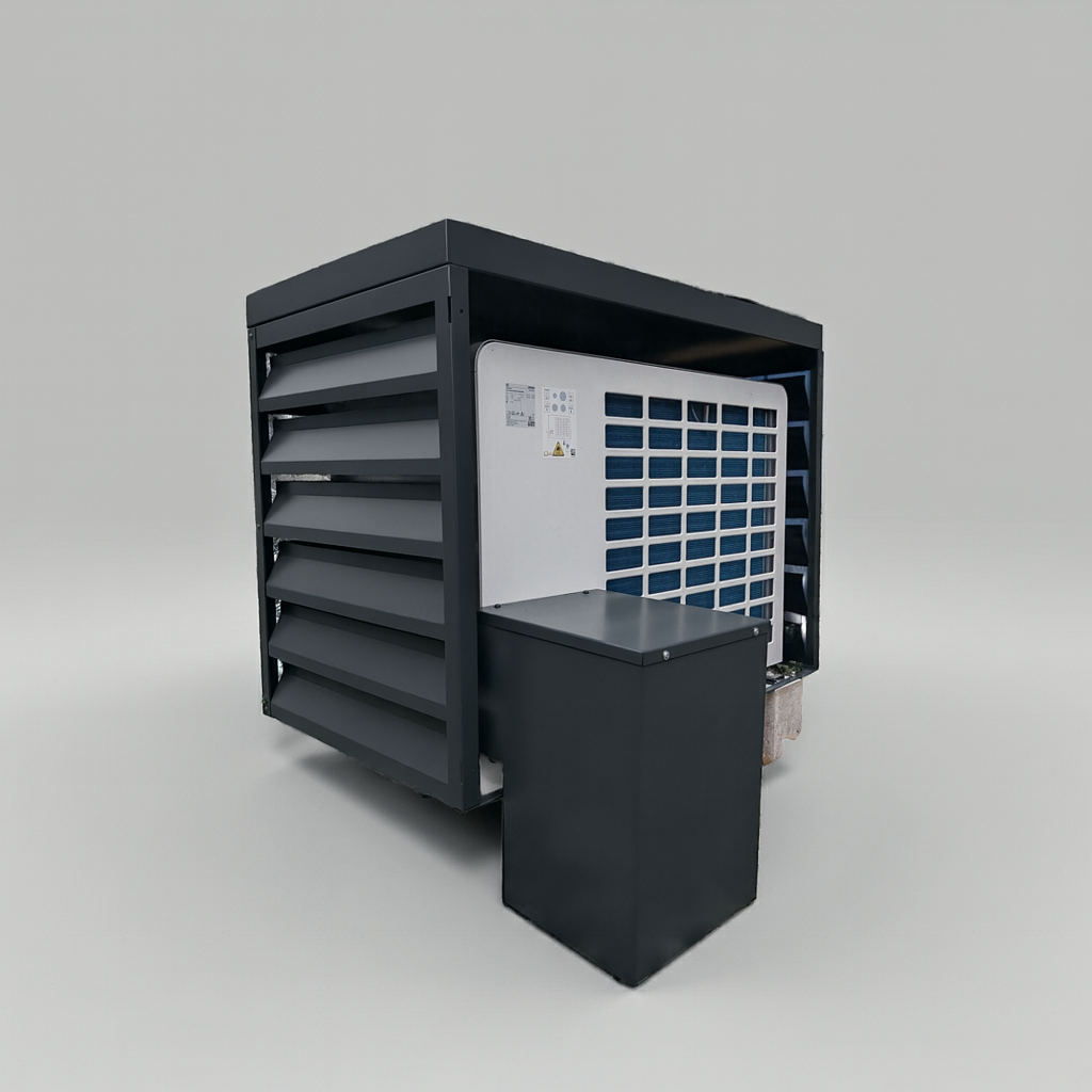 Abdeckung anthrazit Bodenanschluss für Bosch Wärmepumpe CS 5800 CS 6800 - 8738214736