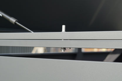 Gasdruckdämpfer für sanftes Öffnen des Deckels und Softclose Dämpfer bei Mülltonnenboxen von Metallwaren Deutschland