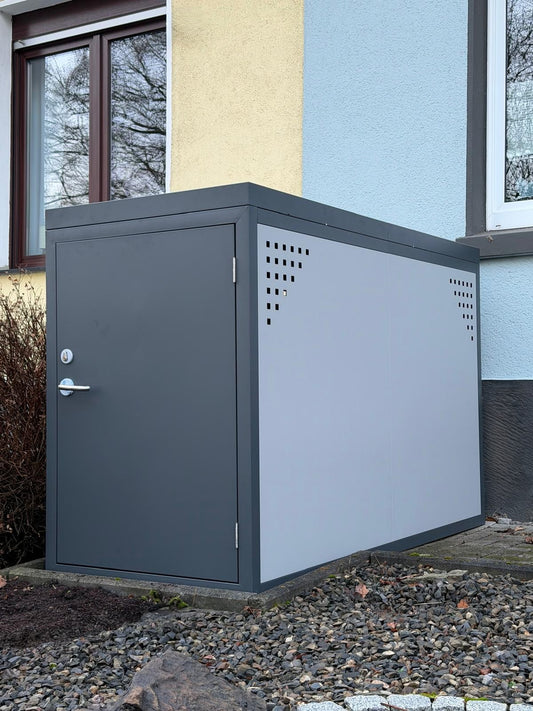 hochwertige Einzelfahrradgarage