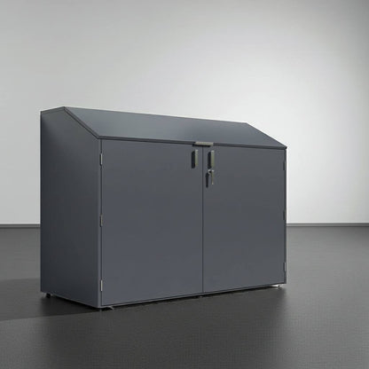 2erFahrradgarage seitlich öffnend Metall anthrazit