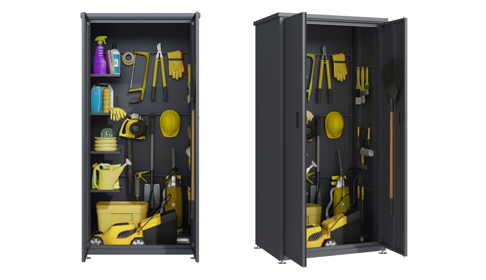 gartengeräte aufbewahrung schrank Geräteschrank