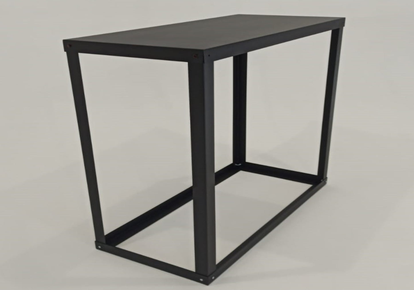 Kaminholzregal Metall schwarz mit Dach