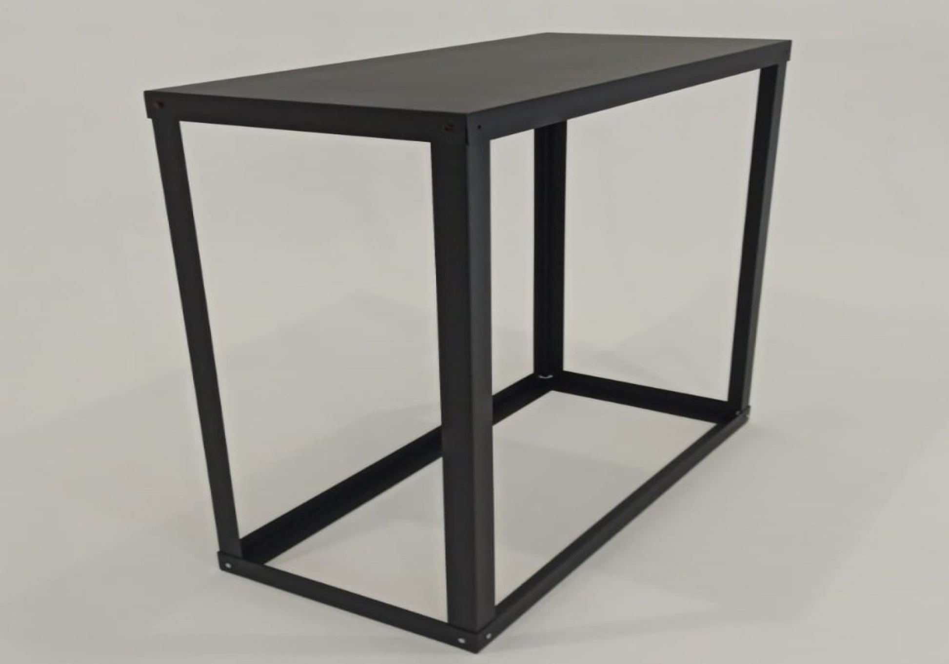 Kaminholzregal Metall schwarz mit Dach