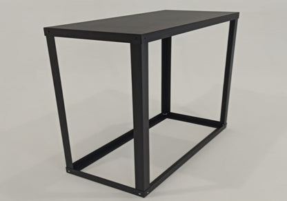 Kaminholzregal Metall schwarz mit Dach