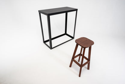 Kaminholzregal Metall schwarz  - überdachtes Brennholzregal für Außenbereich