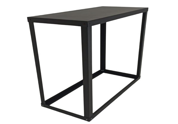 Bild von Kaminholzregal Metall schwarz RAL 9005 freigestellt