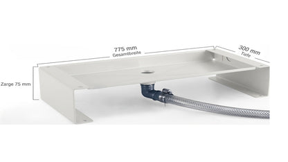 Kondensatwanne Daikin Altherma 3 R 4–8 kW | RAL 9002