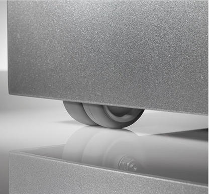 Raumteiler ''Metallico Carlo High Box'' Rechteckig Chromstahl - 70x35x80cm - F1076