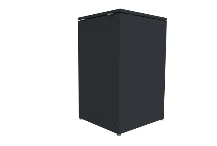 Grafik Mülltonnenbox Modell Cubus Rückseite 