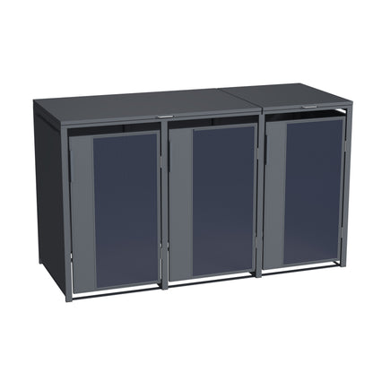 Muelltonnenbox_3er_mit_Acrylglas_Tueren_schraeg_oben