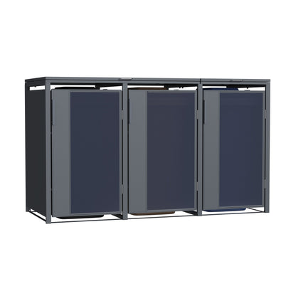 Muelltonnenbox_3er_mit_Acrylglas_Tueren_vorne_seitlichMuelltonnenbox_3er_mit_Acrylglas_Tueren_vorne_seitlich