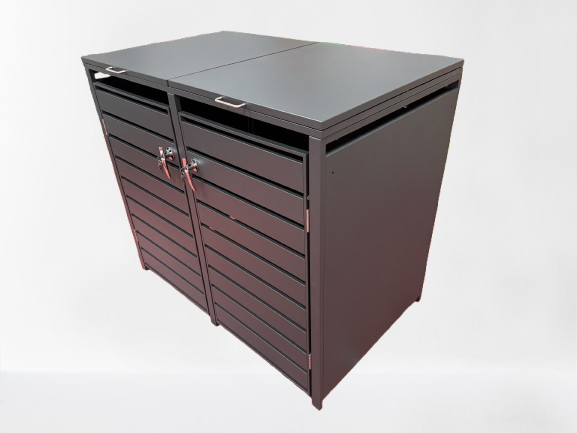 Muelltonnenboxen_2er_mit_geschlossenem_Deckel_und_abschliessbaren_Chromgriffen