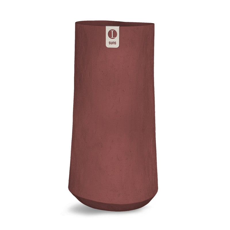 Rondello Vase Brick in rot Brick_55x110_cm
