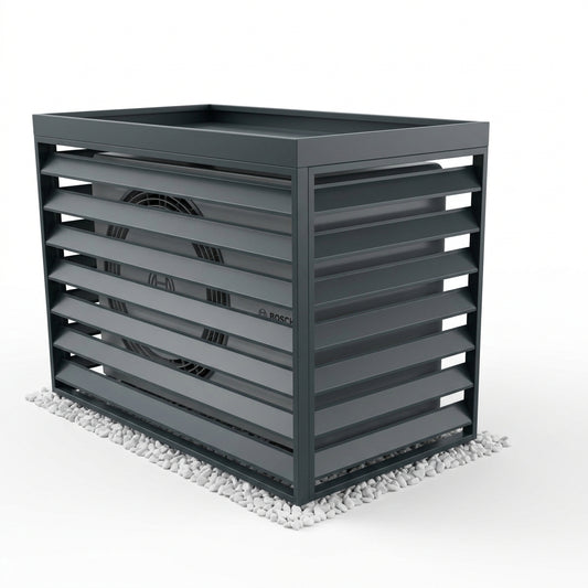 Waermepumpen_Abdeckung_XL_Air_fuer Bosch Compress von_Metallwaren Deutschland