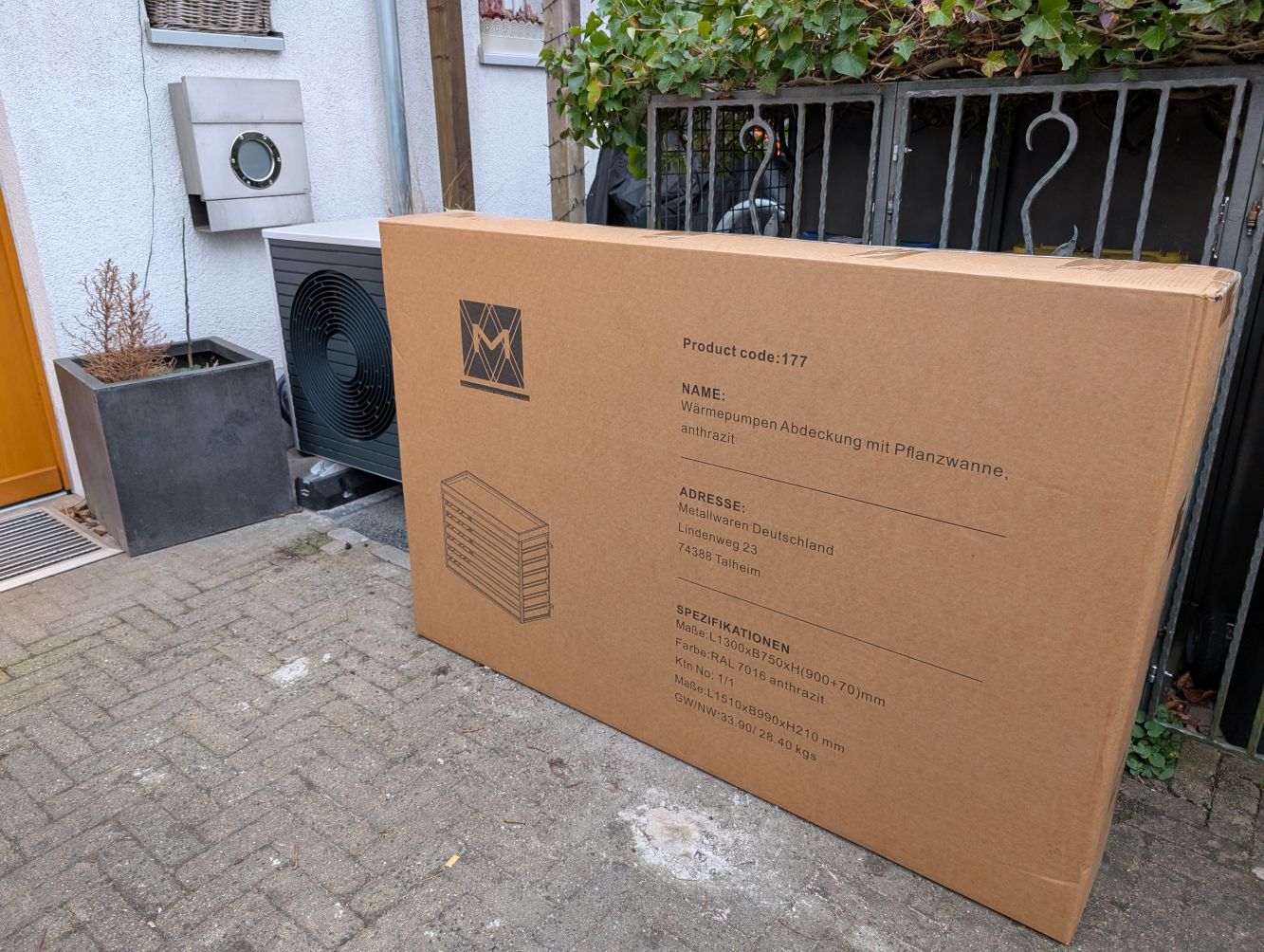 Vaillant Wärmepumpe Abdeckung XL Air